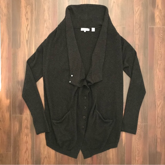 Inhabit Cashmere Drape Cardigan - Picture 2 of 16